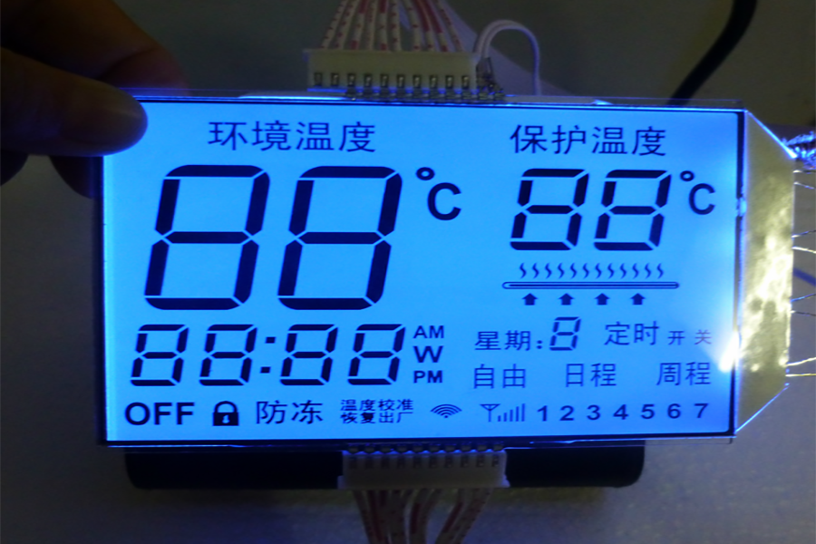 溫控顯示版LCD顯示屏